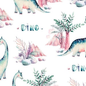 Create Your Own Blanket, Dinosaur Baby Girl Blanket, Dino, Personalized Baby Quilt, Highest Quality Cotton, Baby Shower Gift