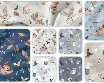 Wizarding World Fitted Crib Sheet, Magic Universe, Cotton Cot Sheet, Baby Bedding, Nursery Crib Sheet