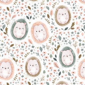 Create Your Own Blanket, Hedgehog Personalized Baby Blanket, Girl Name Blanket, Baby Shower Gift, Minky Blanket, Cotton Blanket