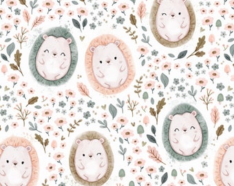 Créez votre propre couverture, couverture personnalisée pour bébé hérisson, couverture de nom de fille, cadeau de baby shower, couverture Minky, couverture en coton