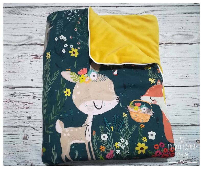 Create Your Own Blanket Woodland Baby Blanket Personalized Etsy