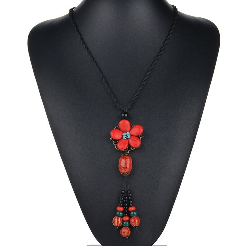 Floral Bohemian Necklace