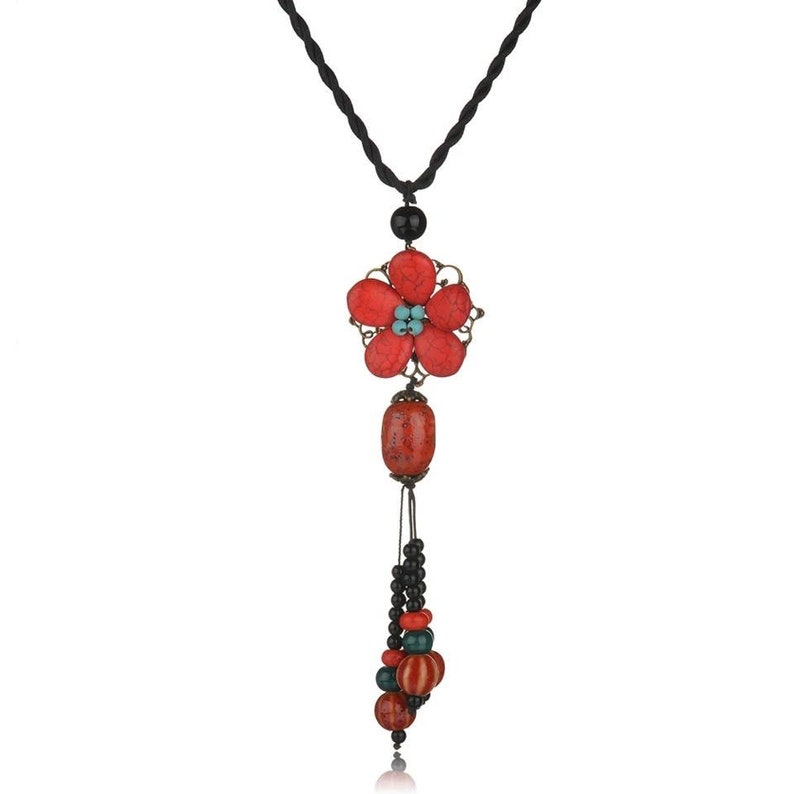 Floral Bohemian Necklace