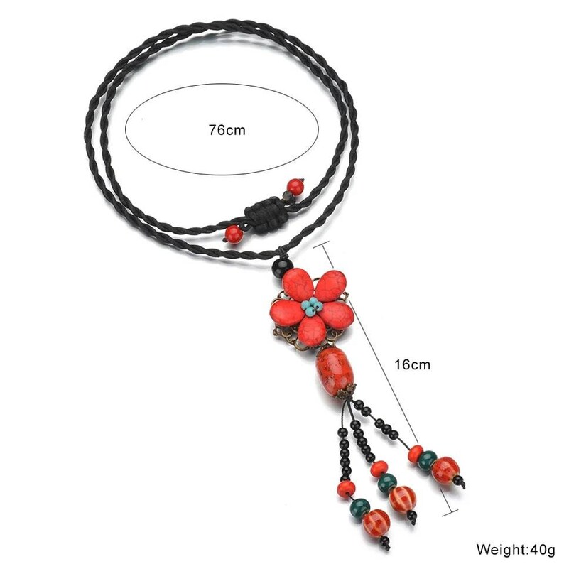 Floral Bohemian Necklace