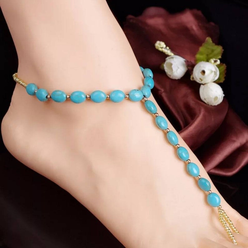 Sandal Type Turquoise Ankle strap