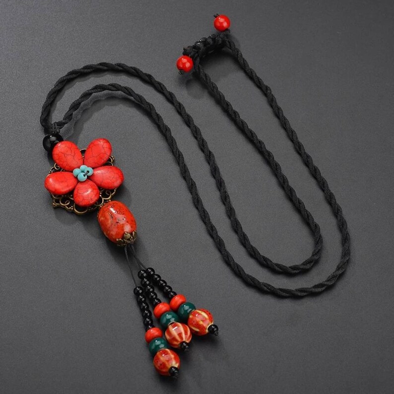 Floral Bohemian Necklace