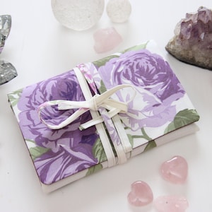Paarse Rozen Tarot Tas Met Gepersonaliseerde Voering Kleur, Oracle Tas, Tarot Deck Case, Tarot Opbergkoffer, Tarot Keeper, Tarot Wrap Bag