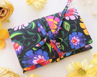 Folksy Cotton Tarot Card Wrap, Oracle Deck Storage