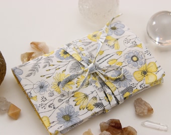 Floral Tarot Card Wrap Bag, Oracle Deck Pouch