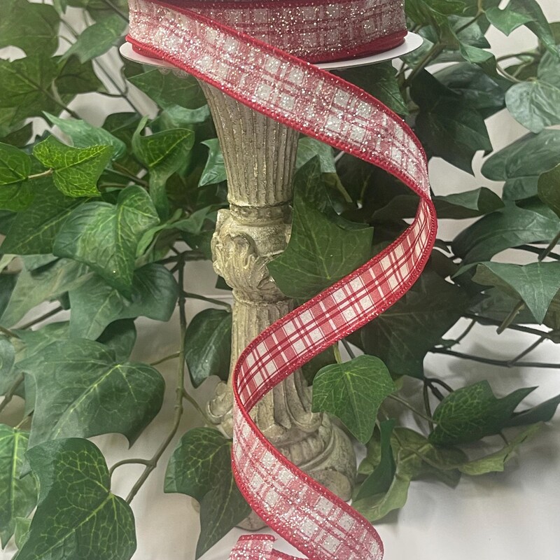 Plaid Wired Ribbon - Etsy