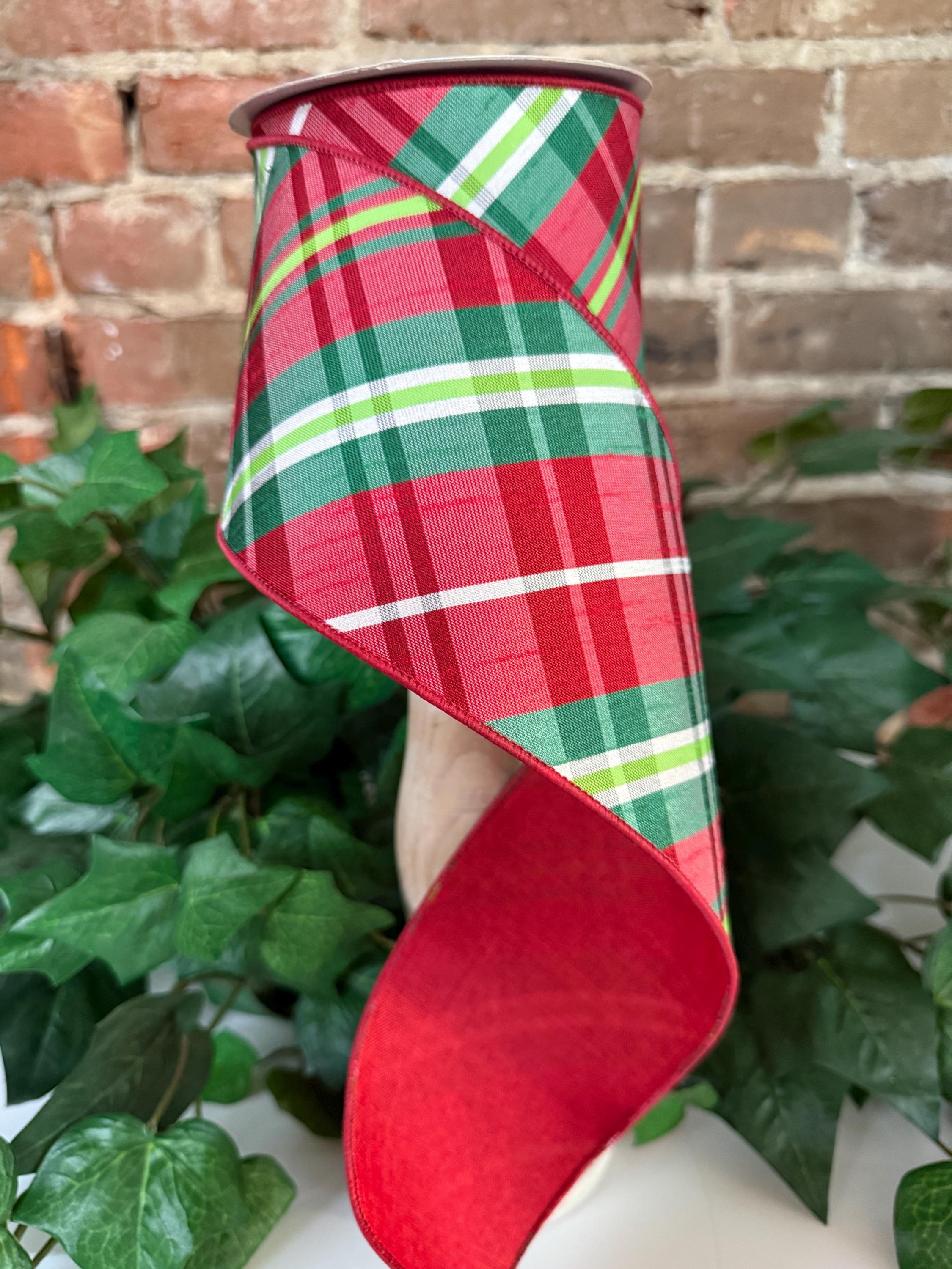 センスのいい お歳暮 Christmas Plaid, Plaid Diagonal White & Lime Emerald, Red, カードファイト!! ヴァンガード