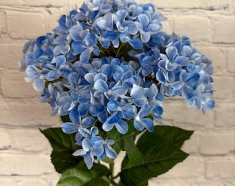 Navy & Blue Sunflower, Rose, Hydrangea 24”W X 11”H X 11”D Bush X14