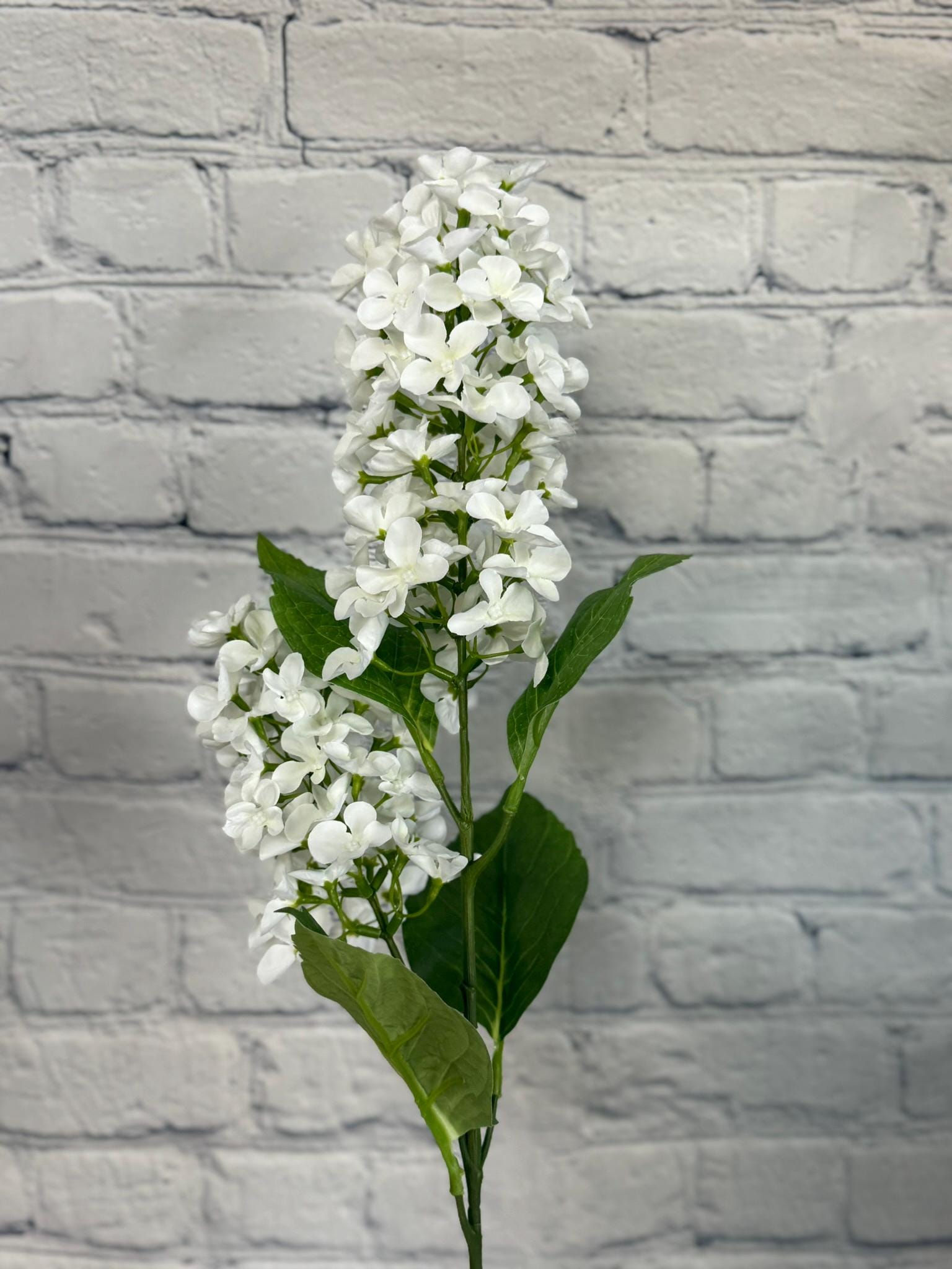 Cream White Lilac Spray – 2 Flowers – Perfect for Floral