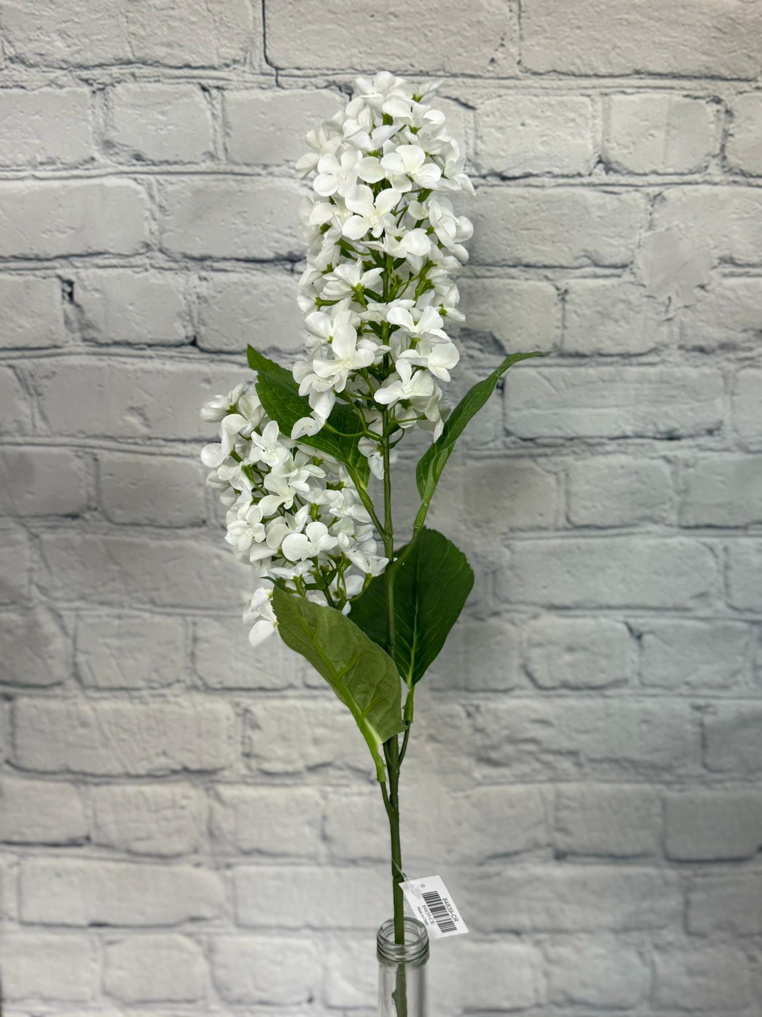 Cream White Lilac Spray – 2 Flowers – Perfect for Floral