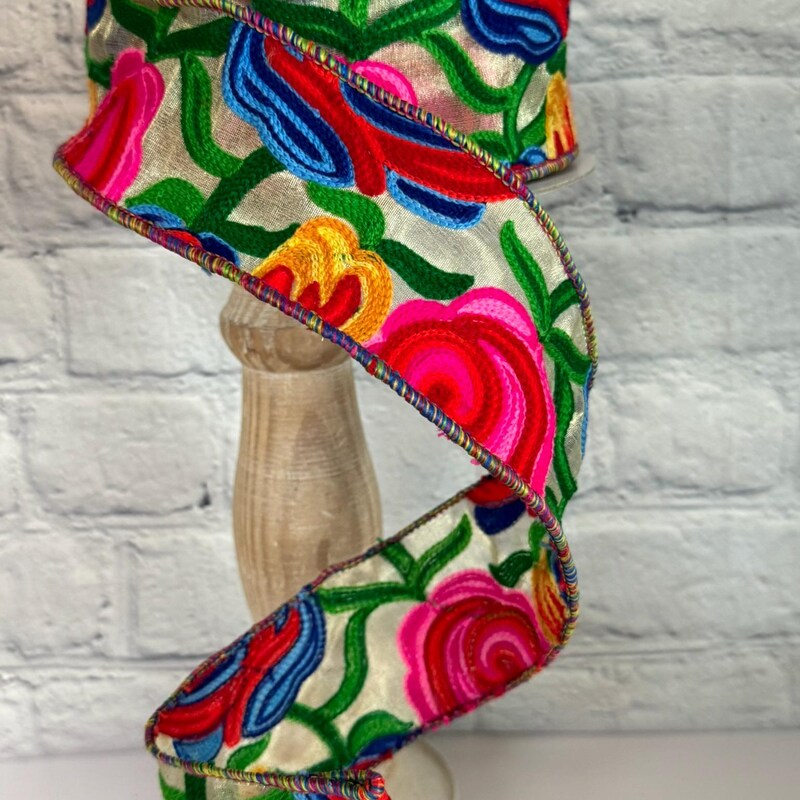 Embroidered Ribbon - Etsy