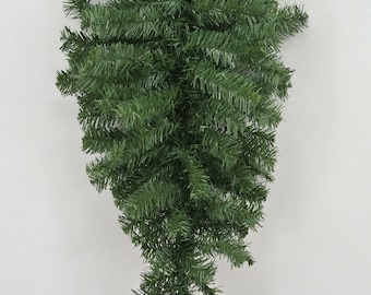 Green Teardrop Swag 24",  Swag Base For Wreath Making and Floral Work, Wreath and Floral Supplies, 82298-GN