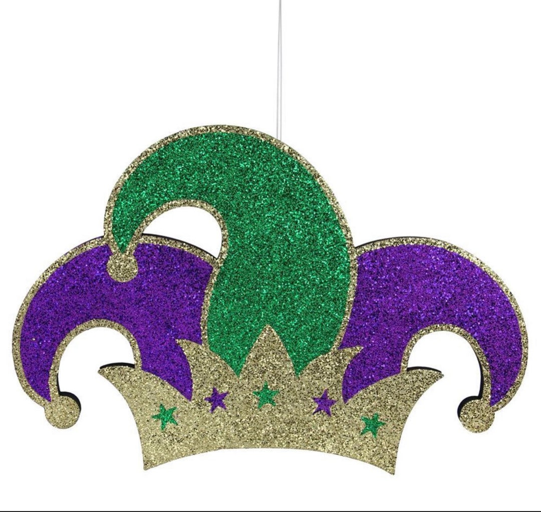 mardi gras jester ornament