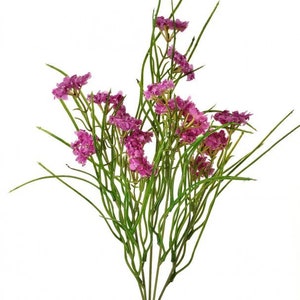 Stattice Bush mini 15&quot; X 5 Stems, Floral Stems for Wreath and Craft Supplies, Floral or Garden Wreath Embellishments, Floral Wedding Supply