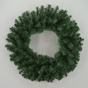 Wreath Base, Double Wire Base For Wreath Making and Floral Work, Wreath and Floral Supplies, 24” Evergreen Base Double Ring Base, 82295-GN