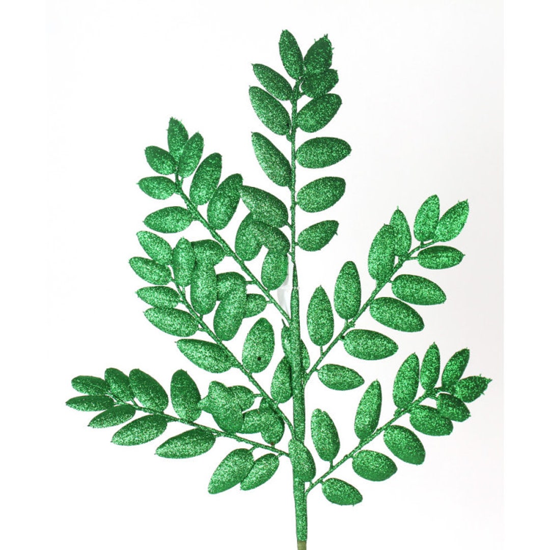 Holiday Green Honey Locust Glitter Spray 22, Christmas Tree Spray ...