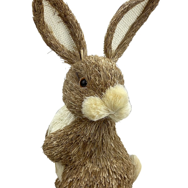 Sislal Bunny,  10.6"H x 5"W, Easter Decor, Wreath Arrangement or Craft Supply