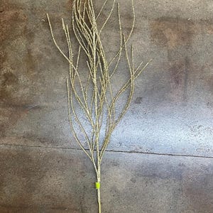 Gold Glitter Twig Spray 43”, Christmas Tree Spray, Glitter Pick for Wreaths, Tree Topper, Centerpieces, Swags or Garlands, 84098GD