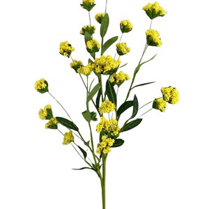 Yellow Flower Filler Spray 31, Filler Bush Vase Filler, Greenery Stem ...
