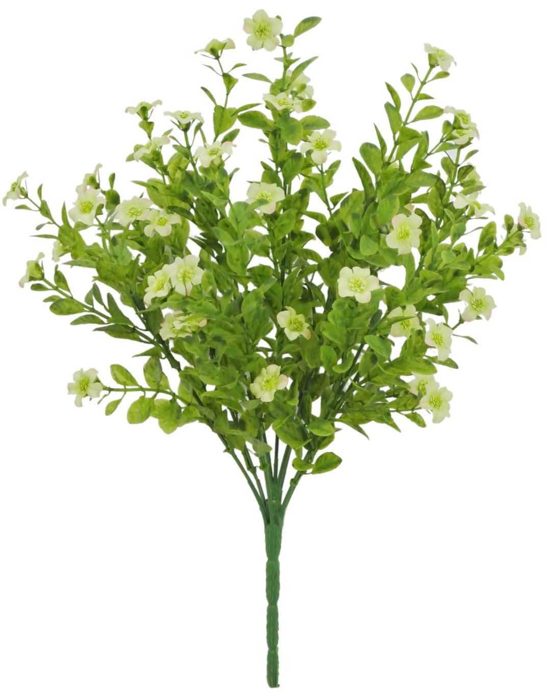 Green Filler Bush X 9 17, Mix Greenery Bush Vase Filler, Greenery Stem