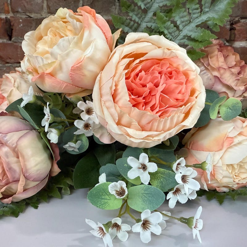 Cabbage Rose Pillow - Etsy