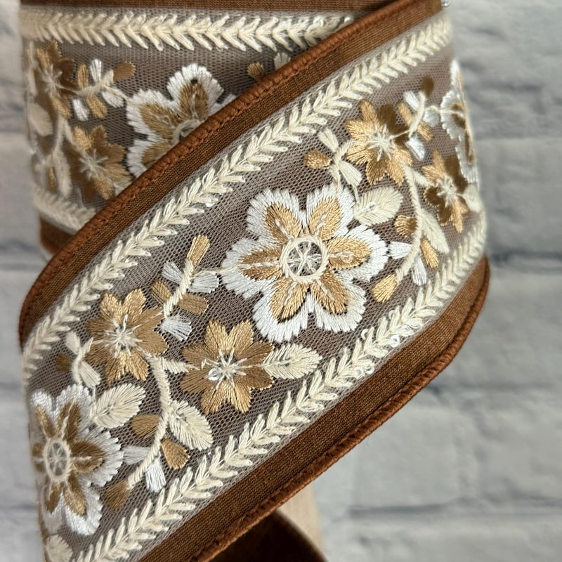 Brown Ribbon - Etsy