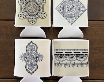 Set of Four Can Coolers