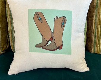 Country Pillow Cover - 16x16 inch