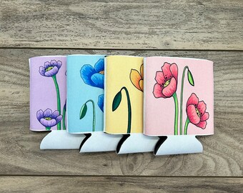Set of Four Can Coolers