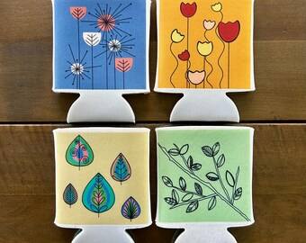 Set of Four Can Coolers