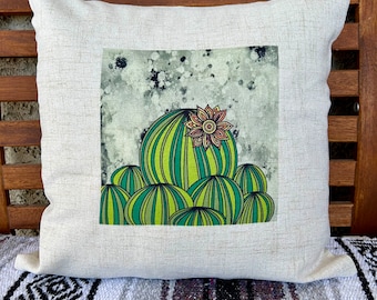 Cactus Pillow Cover 16x16 inch