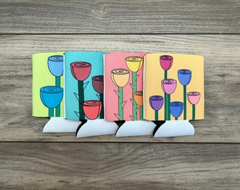 Set of Four Can Coolers