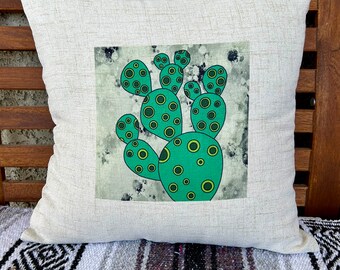 Cactus Pillow Cover 16x16 inch