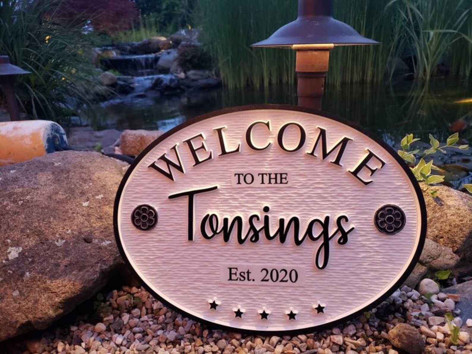 House Sign Custom Outdoor House Sign Personalized House Etsy