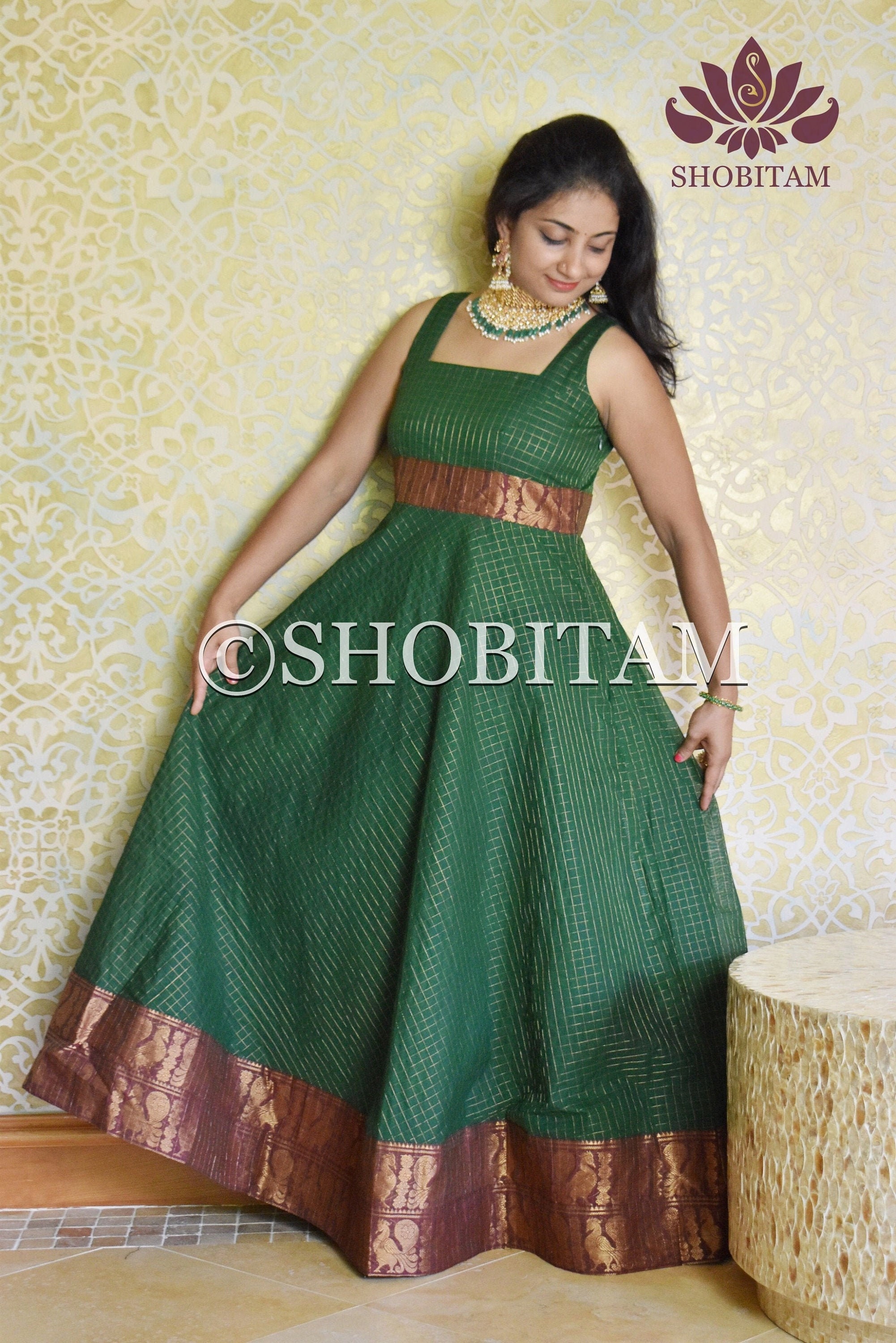 Sungudi maxi dress online outlet