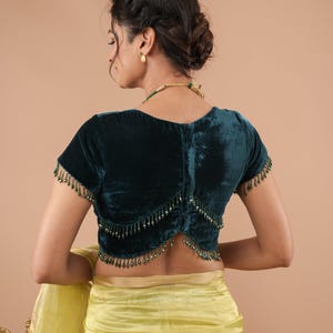 Hunter Velvet Smocked Short Sleeve Blouse