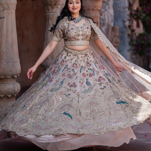 Peacock lehenga choli discount