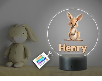 Luce notturna LED RGB personalizzata per bambini con qualsiasi