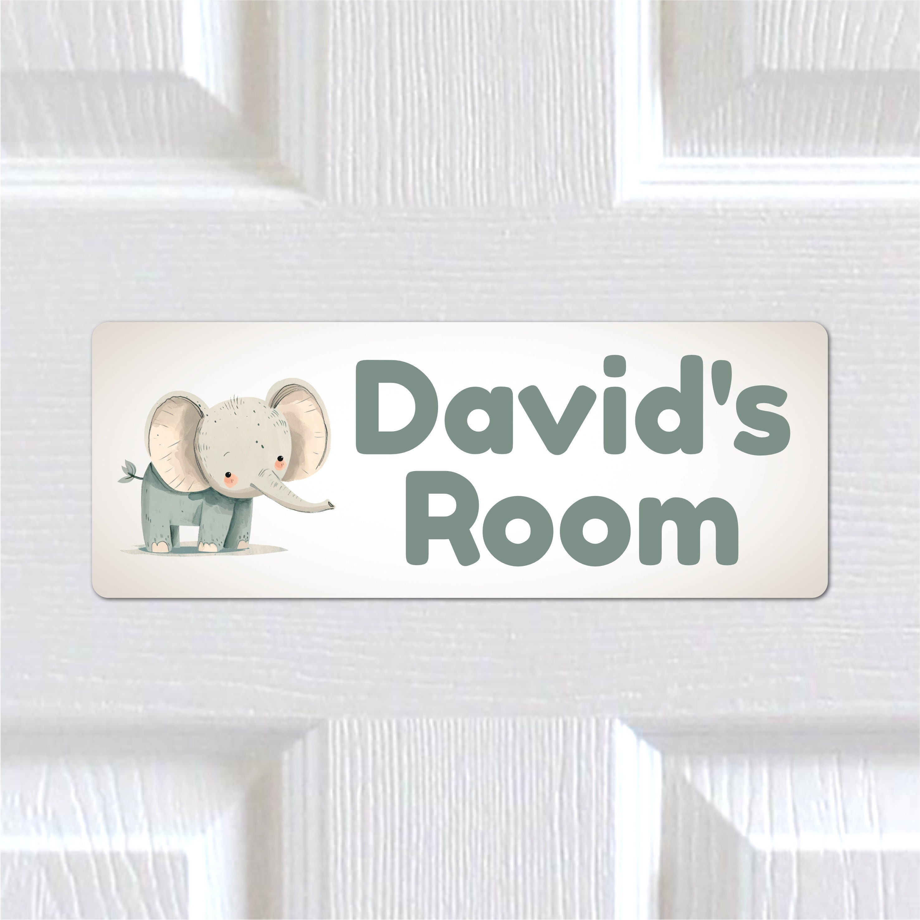 Plaque de porte pour chambre enfant avec prénom personnalisé - Décoration chambre enfant - France