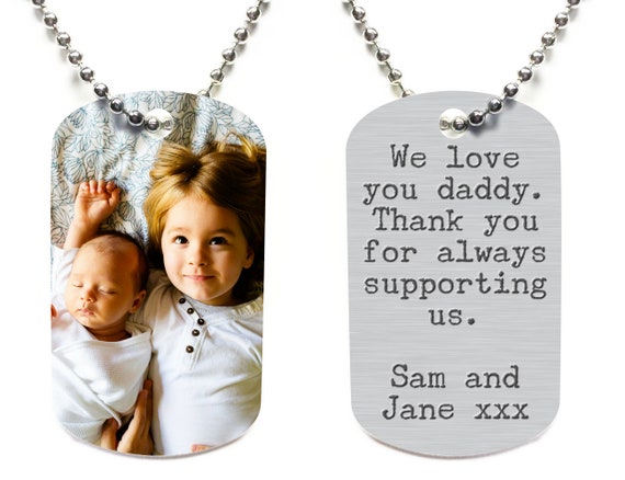 Army Dad - You Are Loved Custom Dog Tag Necklace