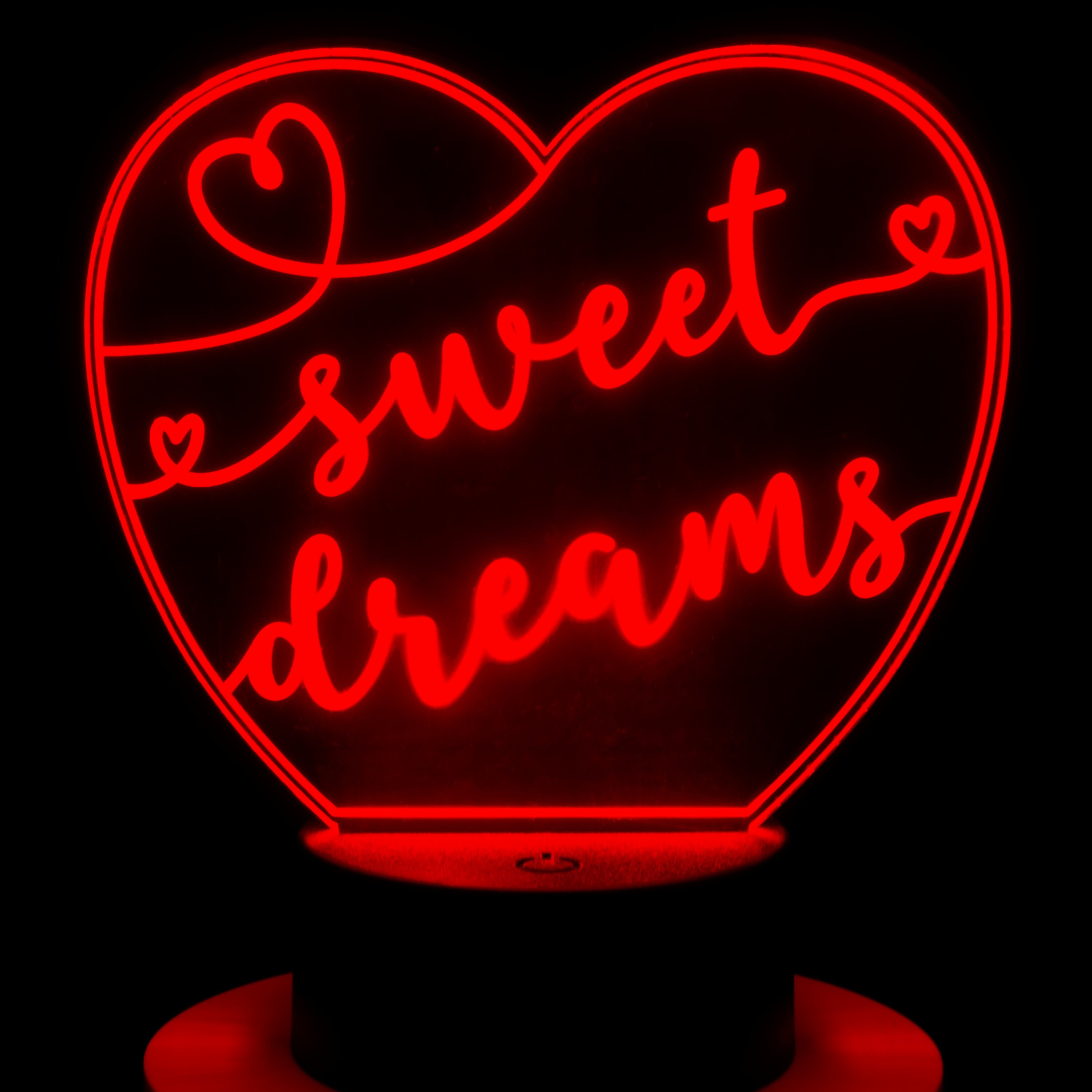 Segno al neon del cuore, segni al neon dell'amore Alimentato tramite
