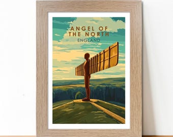 Affiche Promotionnelle De Destination De Voyage De L'Angleterre Avec
