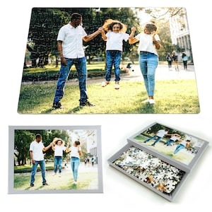 Personalised Jigsaw Puzzle. Any Photo Picture. Custom Image. Premium Gift Box. 80, 120, 300 piece A5 A4 A3