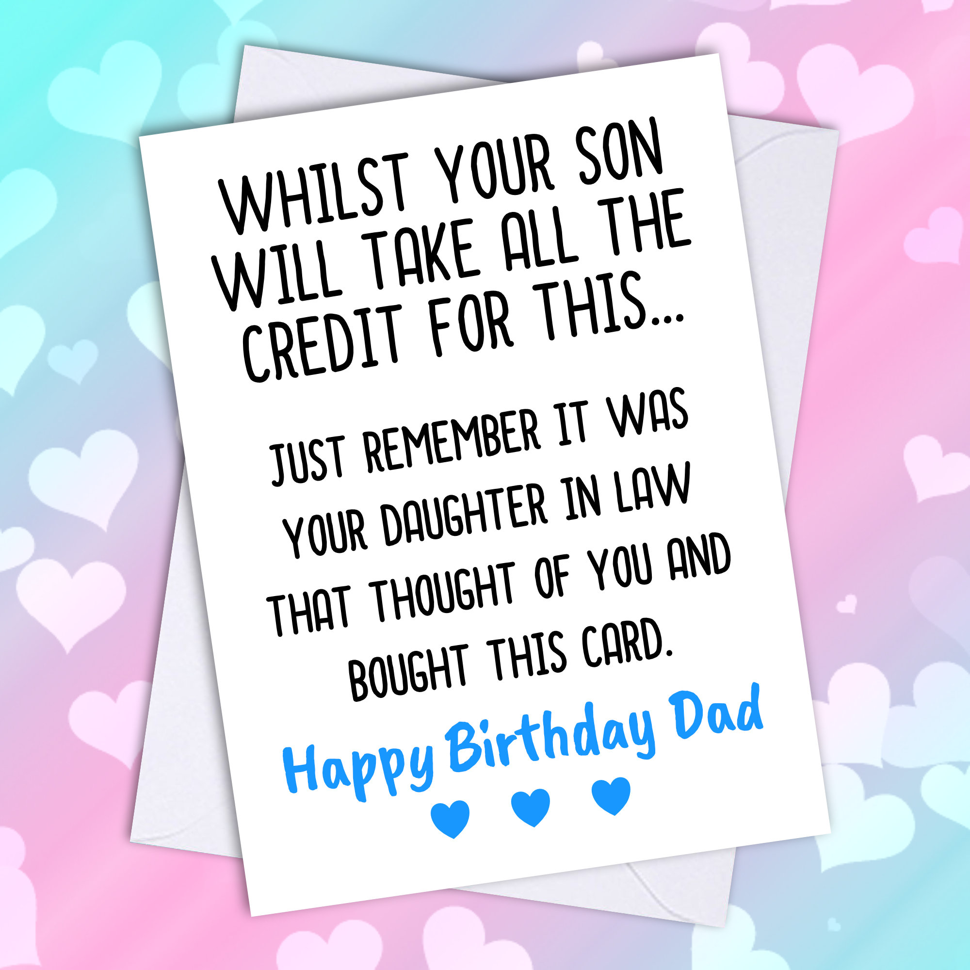 Funny Humour Dad Birthday Card. Daughter in Law Son. Whilst - Etsy Ireland Funny Humour Dad Birthday Card. Daughter in Law Son. Whilst - Etsy Ireland