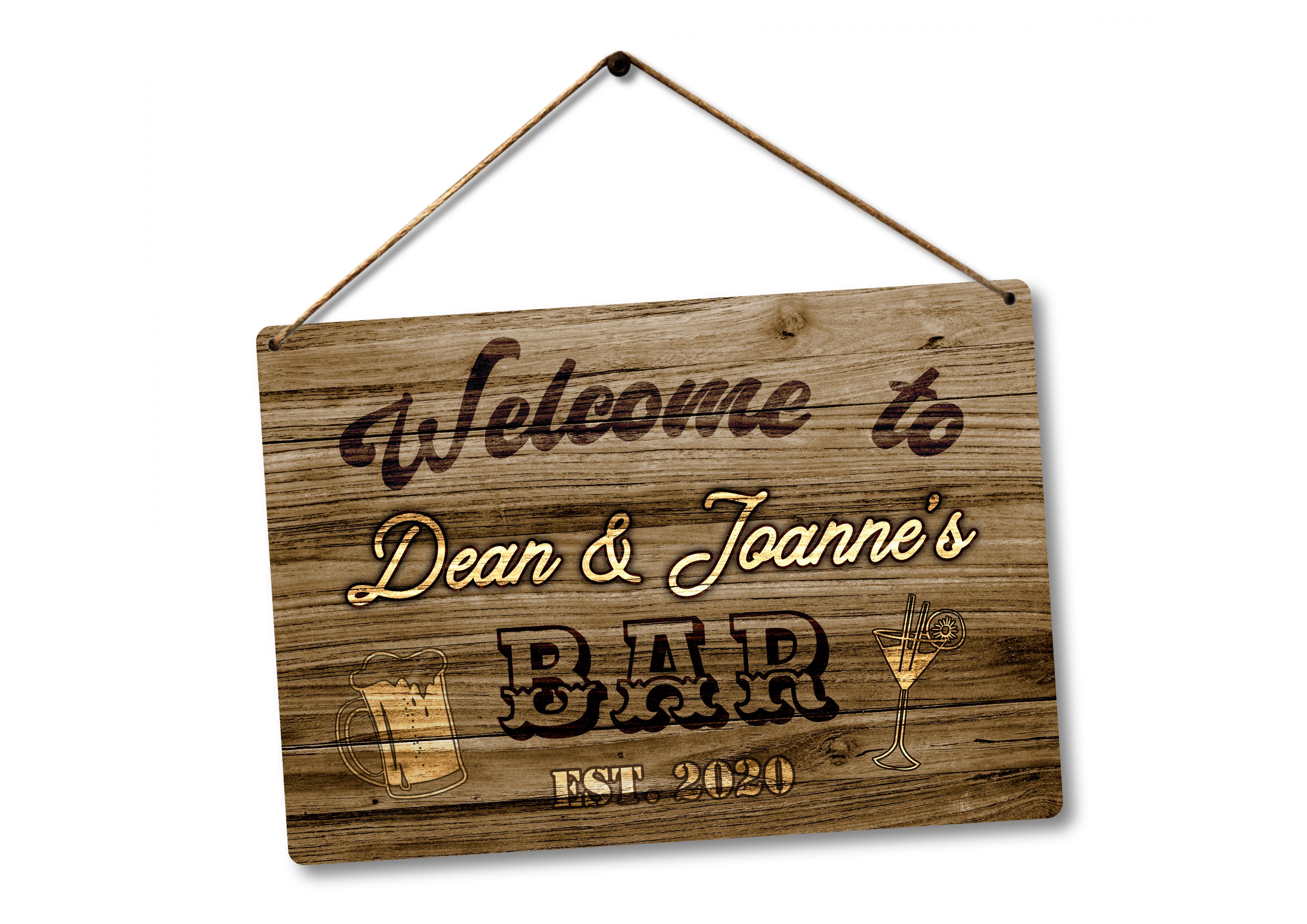 Targa In Metallo Vintage 'Welcome To My Man Cave', 20x30 Cm, Rustica, Per Parete In Garage, Ufficio, Bar