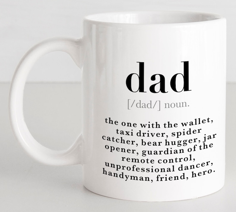 Dad Daddy Father Dictionary Definition Mug 11oz Etsy
